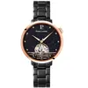 Montre Femme AUSTRALE Gris Cadran Noir Bracelet Acier Gris 14 MM