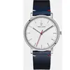 Montre Pierre Lannier  Montre Homme ESSENTIAL Blanc Cuir Bleu