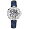 Montre Pierre Lannier  Montre Femme COEUR BATTANT Argenté Cuir Bleu