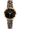 Montre Pierre Lannier  Montre Femme MULTIPLES Noir Cuir Léopard