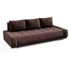 Petits meubles Canapé convertible 3 places stratifiés marron