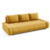 Petits meubles Canapé convertible 3 places stratifiés jaune