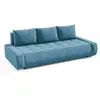 Petits meubles Canapé convertible 3 places stratifiés bleu