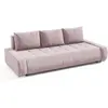 Petits meubles Canapé convertible 3 places stratifiés rose