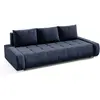 Petits meubles Canapé convertible 3 places stratifiés bleu marine