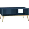 Petits meubles Table basse stratifiés bleu