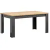 Petits meubles Table à manger extensible 6 à 8 places stratifiés gris et beige