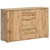 Petits meubles Buffet 2 portes 3 tiroirs stratifiés beige