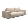 Petits meubles Canapé convertible 3 places coffre bois de pin beige