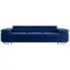 Canapé convertible Petits meubles - Lyam - 275 x 100 x 69cm - Bleu
