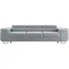Petits-meubles - Canapé Convertible 3 Places Lyam Gris Clair