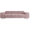 Petits-meubles - Canapé Convertible 3 Places Wilson Velours Rose