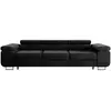 Canapé convertible Petits meubles - Wilson - 275 x 100 x 69cm - Noir