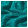 GENERIQUE TISSU GLIT DOUBLE GAZE PAILLETE OR vendu au mètre(...) - Emeraude Bleu