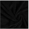 GENERIQUE Tissu Micro Eponge Bambou vendu au mètre(...) - Orchidee Noir