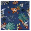 Tissu enfant jersey papaya bleu vendu au mètre(...) - 5,5 Bleu