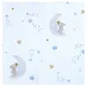 GENERIQUE Tissu coton enfant lune vendu au mètre(...) - Bleu