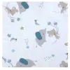 GENERIQUE Tissu coton enfant éléphant vendu au mètre(...) - Bleu