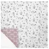 GENERIQUE Tissu enfant matelassé chouettes vendu au mètre(...) - 0001 Blanc