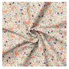 GENERIQUE Tissu coton popeline petites fleurs vendu au mètre(...) - 0 Ecru