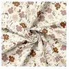 GENERIQUE Tissu coton popeline petites fleurs vendu au mètre(...) - 0 Ecru