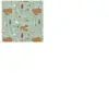GENERIQUE Tissu enfant coton animaux dans la forêt vendu au mètre(...) - M Vert