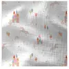 Tissu enfant coton double gaze château fort vendu au mètre(...) - 0001...