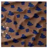 Tissu imperméable nuages bleus vendu au mètre(...) - 0126 Marron