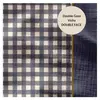 Tissu coton double gaze vichy vendu au mètre(...) - VICHYBLEU