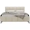 Paulito - lit coffre - 160x200 cm - sommier inclus - en velours