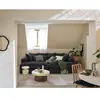 LISA DESIGN Collins - canapé droit 4 places avec double méridienne en velours texturé TU