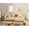 LISA DESIGN Pivoine - canapé d'angle 4 places réversible convertible avec 2 coffres en velours côtelé TU