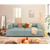 LISA DESIGN Stella - canapé droit 3 places avec double méridienne en velours côtelé TU