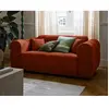 LISA DESIGN Ray - canapé droit 2 places en velours texturé TU