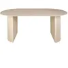 LISA DESIGN Maeva - table à manger - bois effet travertin - 6 personnes TU