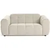 LISA DESIGN Ray - canapé droit 2 places en velours texturé TU