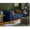 LISA DESIGN Ray - canapé droit 3 places en velours texturé TU