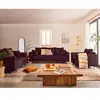 LISA DESIGN Rune - fauteuil en velours texturé TU