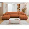 Bestmobilier Nicole - Canapé panoramique en U 7 places convertible ave...