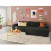 BESTMOBILIER Rebecca - canapé d'angle droit 4 places convertible avec ...