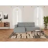 BESTMOBILIER Topaze - canapé d'angle gauche 4 places convertible avec ...