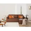 Bestmobilier Cyrus - Canapé d'angle réversible 4 places - convertible ...