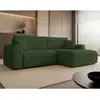 Best Mobilier Naomi - Canapé d'angle réversible 4 places convertible a...