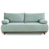 Best Mobilier Cristal - canapé 3 places - convertible avec coffre - en velours côtelé TU