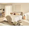 BESTMOBILIER Goyave - lit coffre - 160x200 - en tissu - sommier inclus 160 x 200 cm