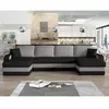 BESTMOBILIER Canapé panoramique en U Valos - 7 places - Convertible av...