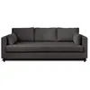 LISA DESIGN Anna - canapé droit 3 places convertible avec poche en velours TU