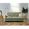 Bestmobilier Cosmos - Canapé convertible 3 places - Vert sauge