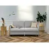 Best Mobilier Cosmos - canapé 3 places convertible - couchage quotidien matelas 11 cm - en tissu TU
