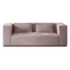 LISA DESIGN Stella - canapé fixe 2 places - en velours côtelé - style contemporain TU